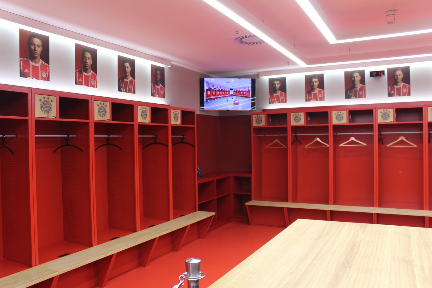 Vestiaires FC Bayern Munich
