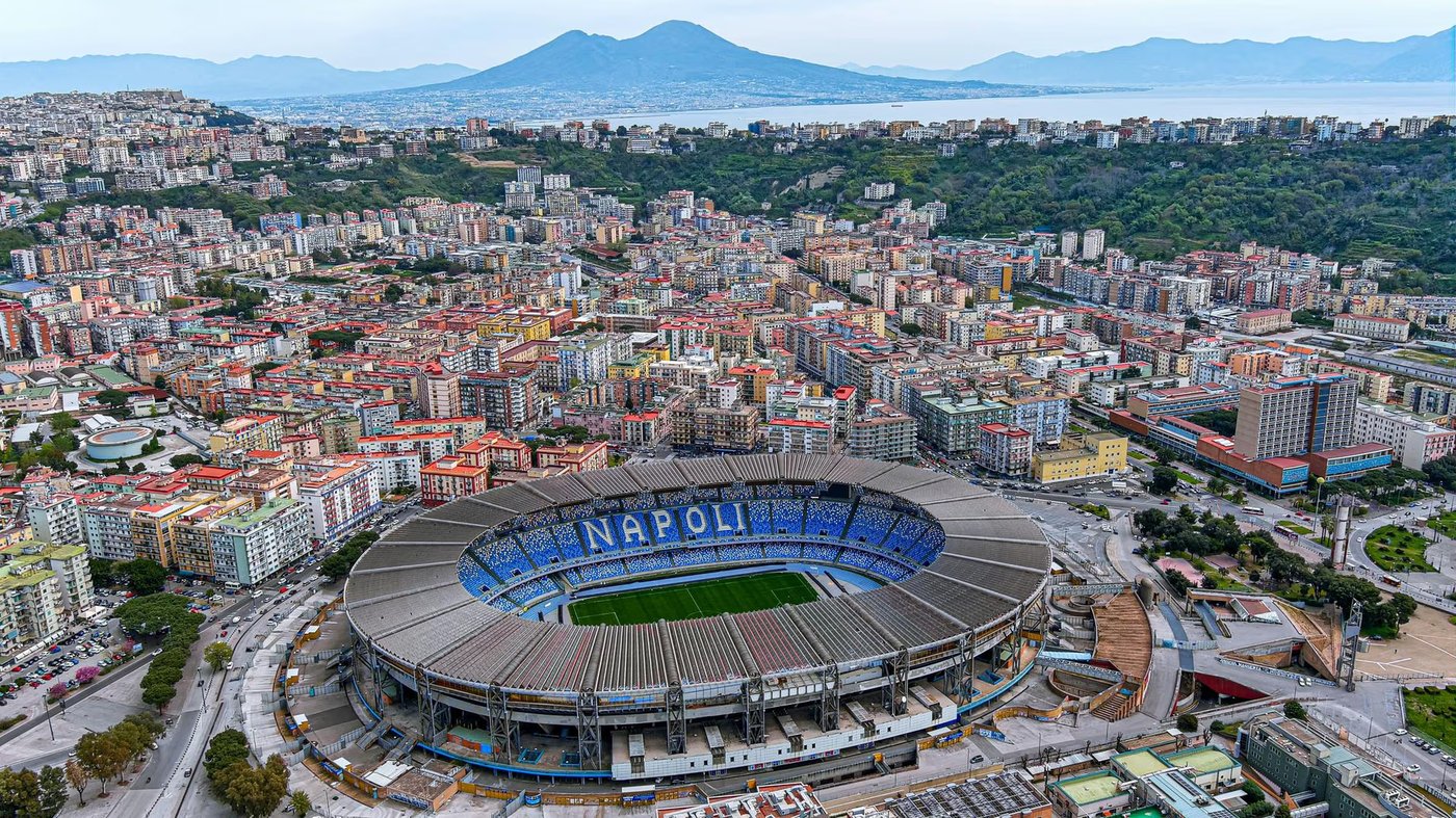 Stadio Maradona - Vue aérienne