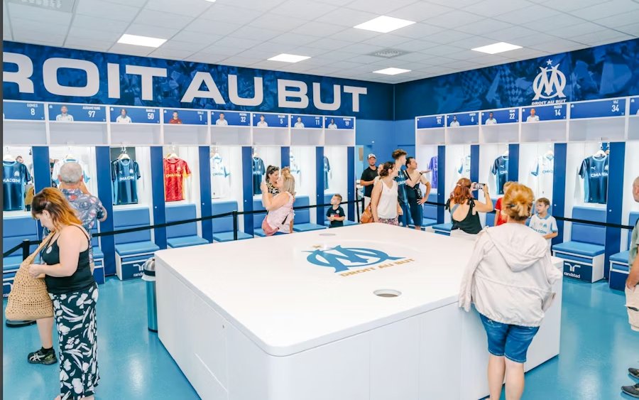Vestiaires de l'Olympique de Marseille
